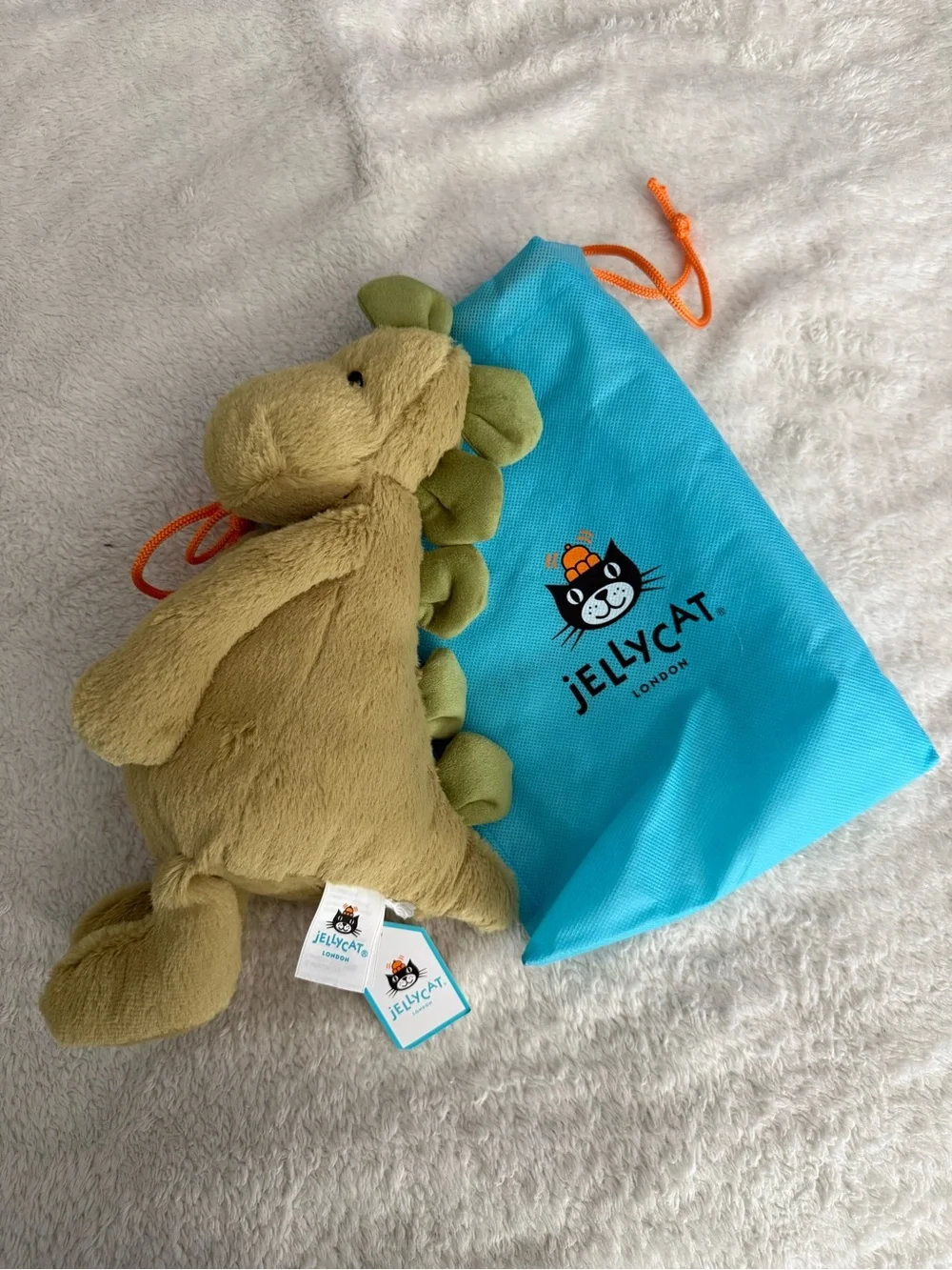 Jellycat Bashful Dino New with Dust Bag